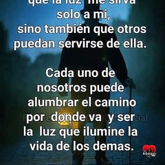 Ser la luz en la vida de los demás