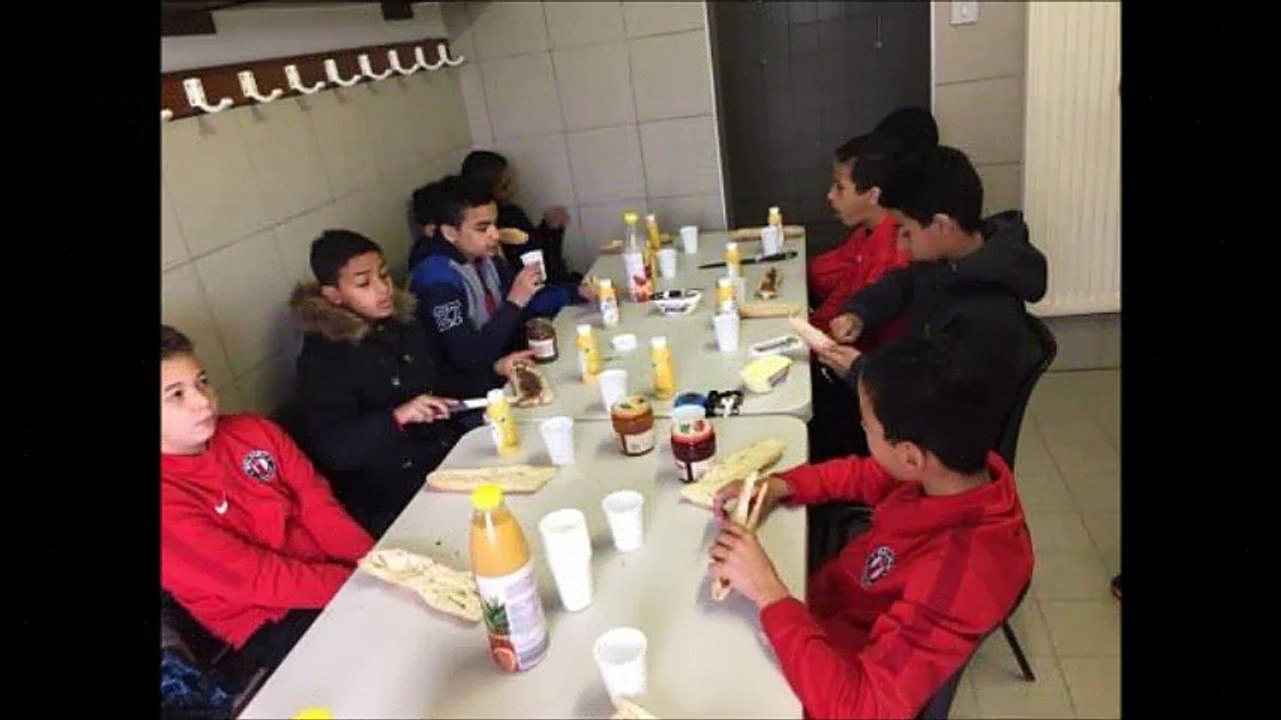 Préventions de petit déjeuner Avec les U13 Equipe 1 du RACING CLUB de BELIGNY