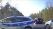 Dashcam Captures Polish Driver's Collision With Police Car