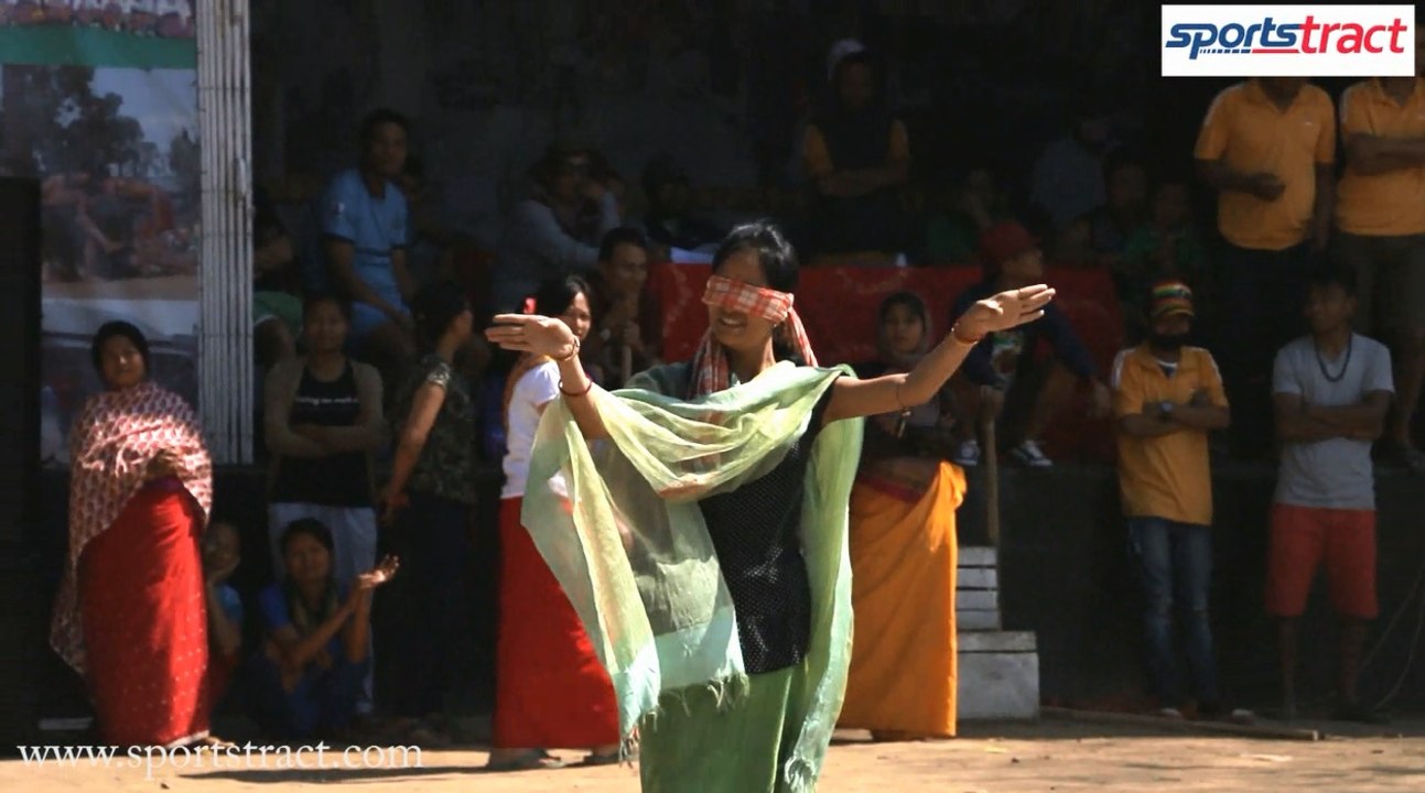 Pot breaking with dancing | Fun at Yaoshang Sports festival | Chafu Thugaibi