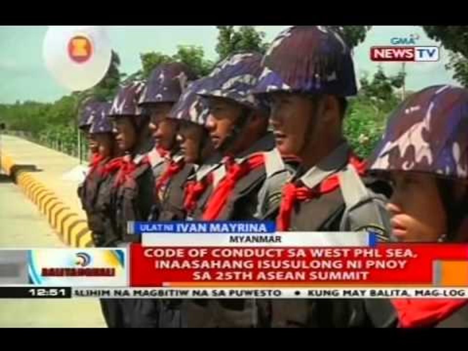BT: PNoy, dadal bukas sa 25th ASEAN Summit sa Myanmar