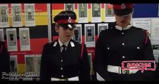 Britain Royal Military Academy Cadets singing Pakistan's National Anthem