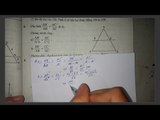 Giải bài tâp hình học 8 - định lý ta let trong tam giác -  online courses