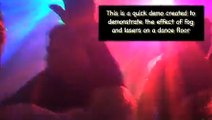 The Creative Music DJ - San Diego LGBT Weddings - Premium Light Show Demo with Fog