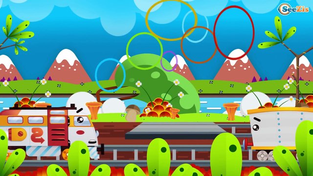 Dibujos animados educativos. Trenes infantiles - Episodios completos de 1 hora. Carritos Para Niños