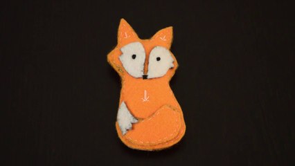 DIY : Fabriquez un petit renard en feutrine