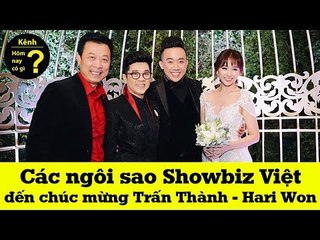 Hôm nay có gì? - Dàn sao Showbiz Việt đi dự đám cưới của Trấn Thành - Hari Won
