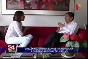 Guillén recomienda exhaustiva inspección a Gobierno Regional del Callao