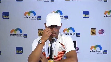 Rafael Nadal Press conference after the Final at Miami Open 2017