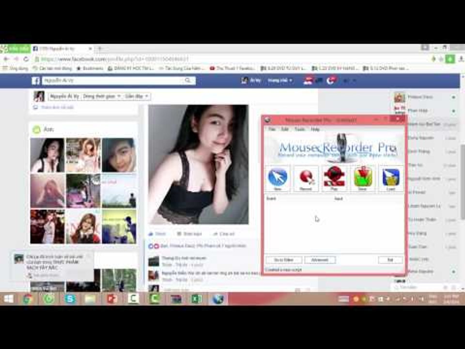 Bài 4 Facebook tăng 5000 Friends tự động bằng Mouse  Recods ( Đào tạo Affiliate  Marketing Free)