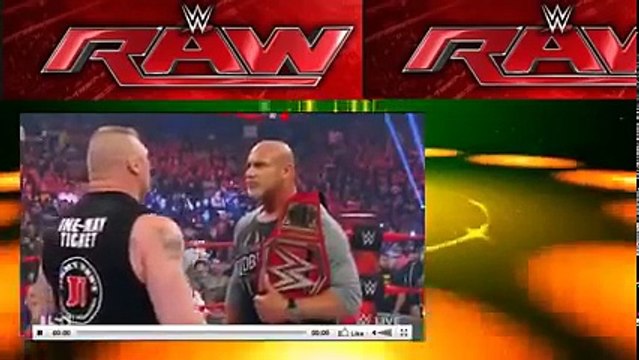 Brock Lesnar Confronted & F5 s Goldberg WWE RAW 7th March 2017 Full Show