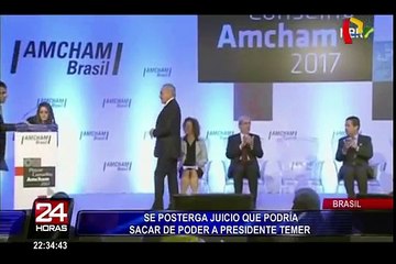 Brasil: se posterga juicio que podría sacar de poder a presidente Temer
