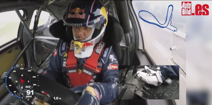 VÍDEO: ¡Sebastien Loeb a fondo con su Peugeot WRX 2017!