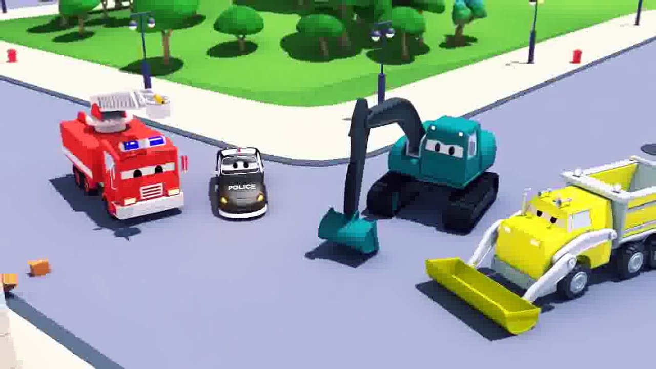 Troy der Zug und der Gabelstabler in Autopolis | Auto & Lastwagen Cartoons für Kinder