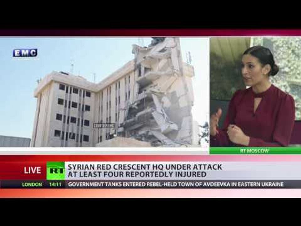Syrian Red Crescent HQ attacked, at least 4 injured