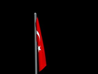 3d türk bayrağı animasyonu