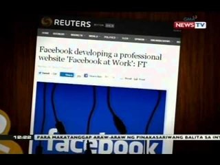 BT: 'Facebook at Work,' sinusubukang programa para matuon sa trabaho ang mga empleyado