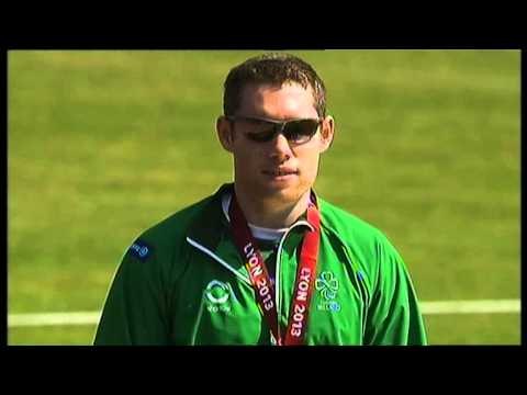 Athletics - men's 100m T13 Medal Ceremony - 2013 IPC Athletics World Championships, Lyon