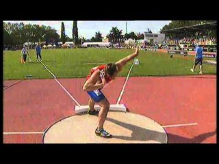 Athletics - Vladimir Sviridov - men's shot put F36 final - 2013 IPC Athletics World C...