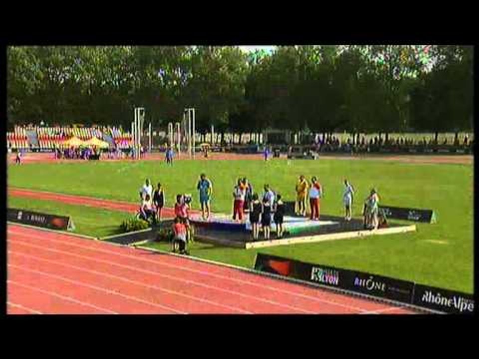 Athletics -  men's shot put F11 Medal Ceremony  - 2013 IPC Athletics World Championships, Lyon