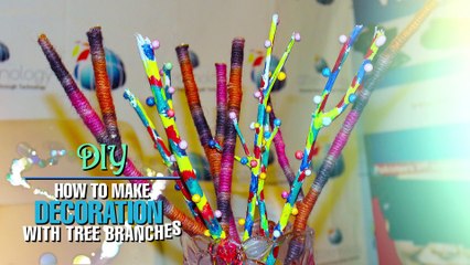 DIY Wall Hanging With Flowers And Popsicle Sticks: Wall Hanging