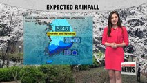 Rain expected to continue until tomorrow morning nationwide