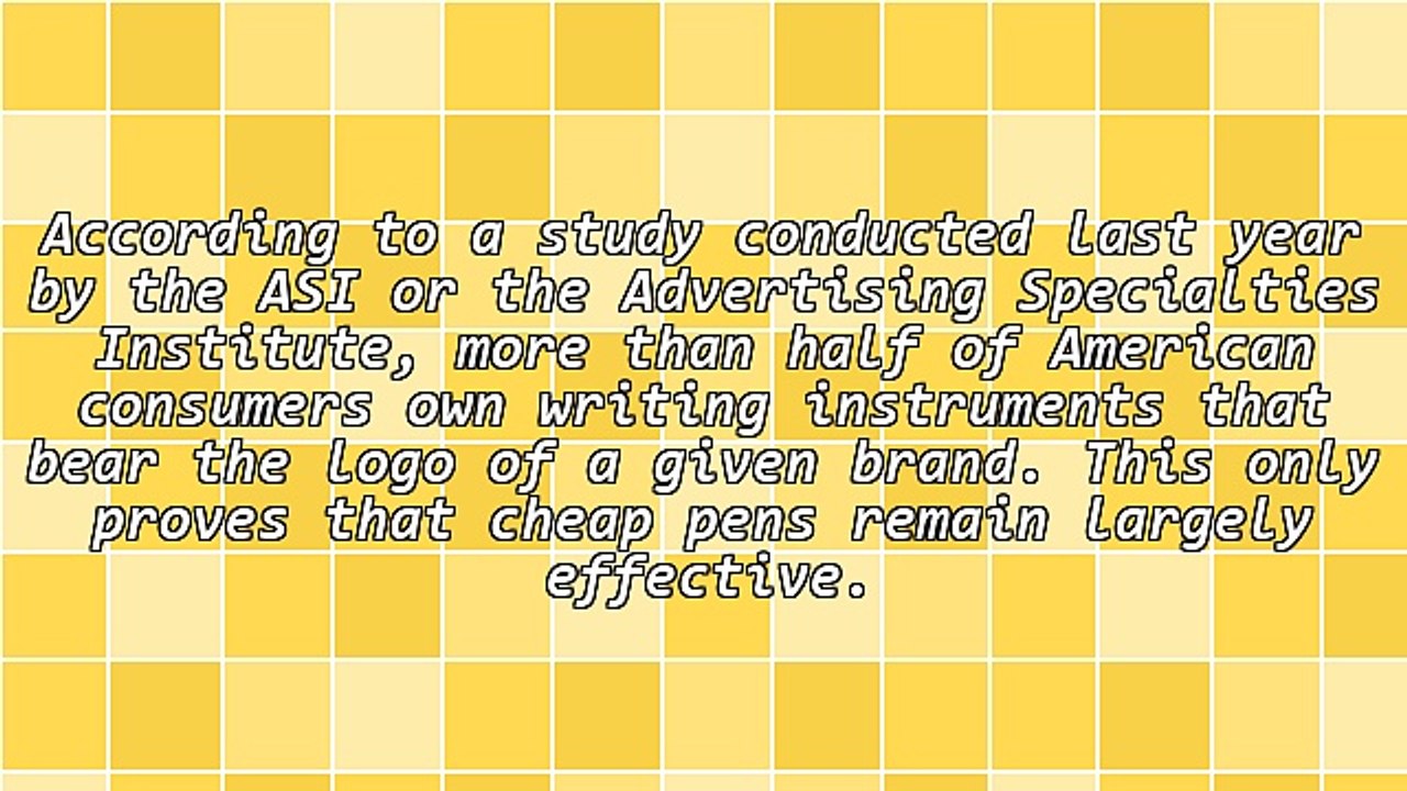 Pinning Business Hopes On Cheap Pens