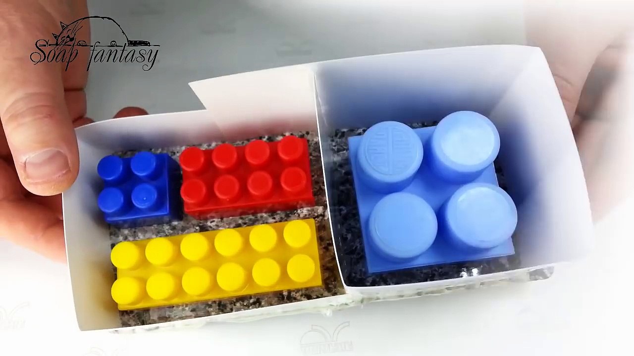 How To Make LEGO SOAP! DIY Glycerin Soap Tutorial-QNqkyfRy9iE