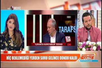 CHP'li Muharrem İnce canlı yayında fena sıkıştı