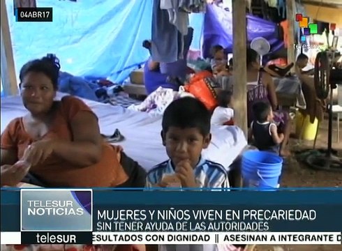 Panamá: más de 800 familias desalojadas permanecen a la intemperie