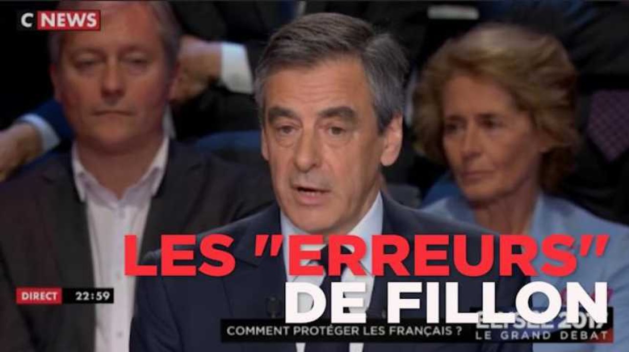 Fillon n'a "pas commis d'erreur"... et pourtant !