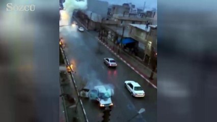 Yolda giderken arabanıza yıldırım çarparsa...