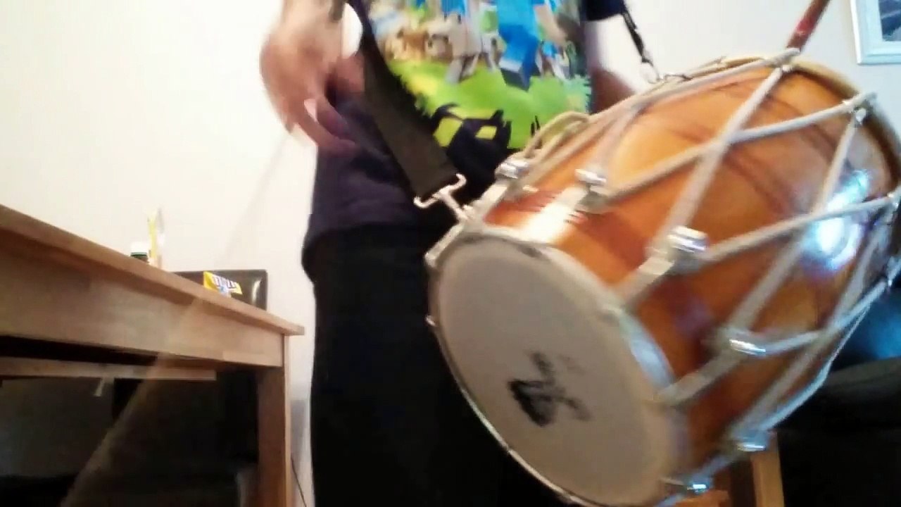 (Part 2)  year old playing Dhol - 2017