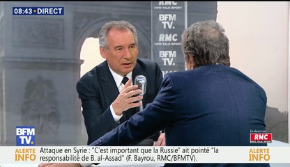 François Bayrou, invité de Bourdin Direct sur BFMTV - 050417