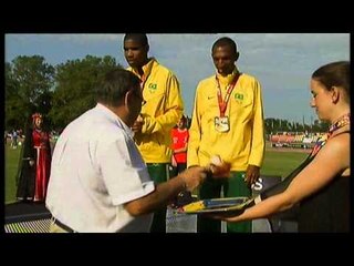 Athletics - men's 1500m T11 Medal Ceremony - 2013 IPC Athletics WorldChampionships, Lyon