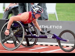 Athletics - women's 100m T54 final - 2013 IPC Athletics WorldChampionships, Lyon