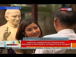 Sakristan, mabibigyan ng pagkakataong makasama si Pope Francis sa pagbisita niya sa Enero