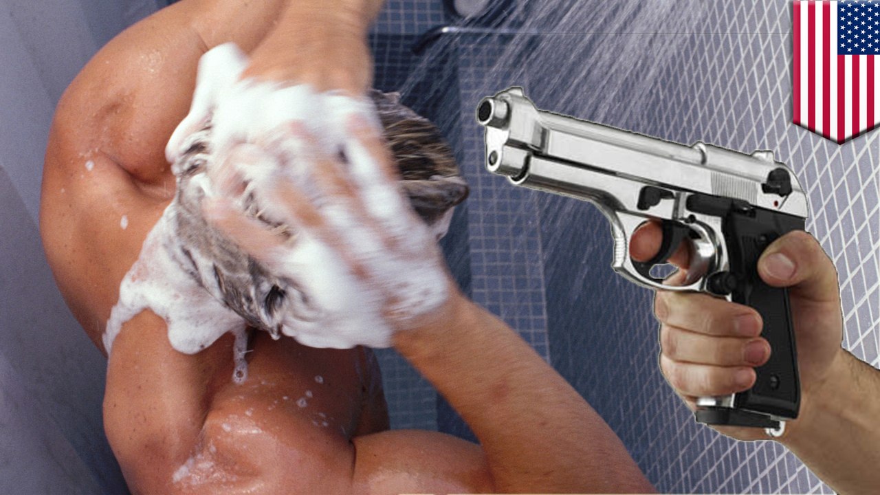Burglary gone wrong: Home intruder gets an unpleasant and deadly shower surprise - TomoNews
