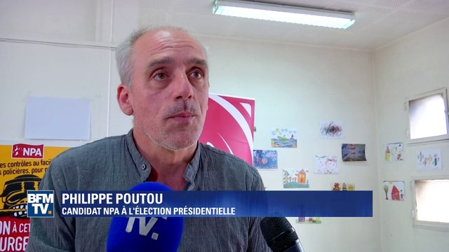 Poutou avait envie de mettre les pieds dans le plat sur les affaires de Fillon et Le Pen