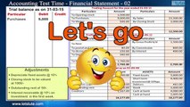 Financial Statement | Accounting Test Time #08 | LetsTute Accountancy