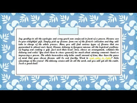 Online Florist inGurgaon - Flowers Delivery in Gurgaon - Gitcarry.com