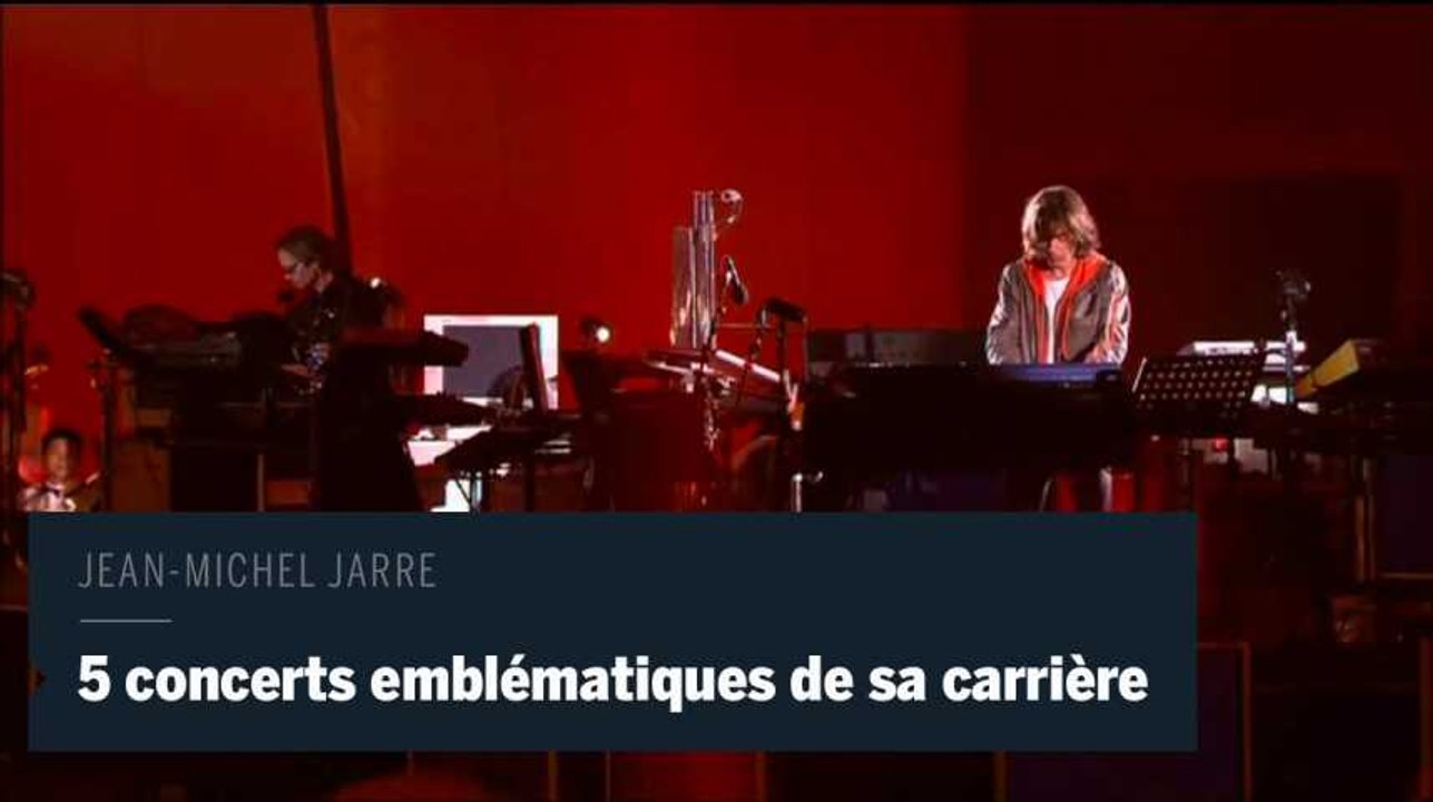 Jean-Michel Jarre : cinq concerts emblématiques de sa carrière en images