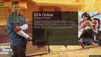 GTA 5   V - i3 4150 - 8GB RAM - GTX 750 ti - 1080p