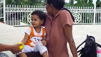 Play with ball - My baby in 1 year and 11 months old