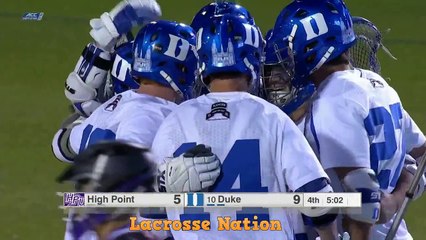 Justin Guterding highlights 2017 vs High Point - 3 Goals, 1 Ast