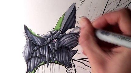 Let's Draw a ROCK DRAGON - FANTASY ART FRIDAY-o6jYGYtOBCM