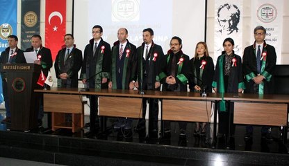 ‘AVUKATLAR GÜNÜ’ TÖRENLE KUTLANDI DURSUN “SAVUNMAYA  DEĞER  VERMEYEN  ÜLKELER GERİ KALIR”