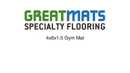 Gym Mats 4x8 Ft x 1.5 inch