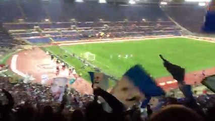 IL GOL DI IMMOBILE DALLA CURVA NORD