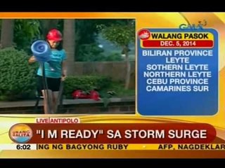 UB: 'I'M Ready' sa storm surge